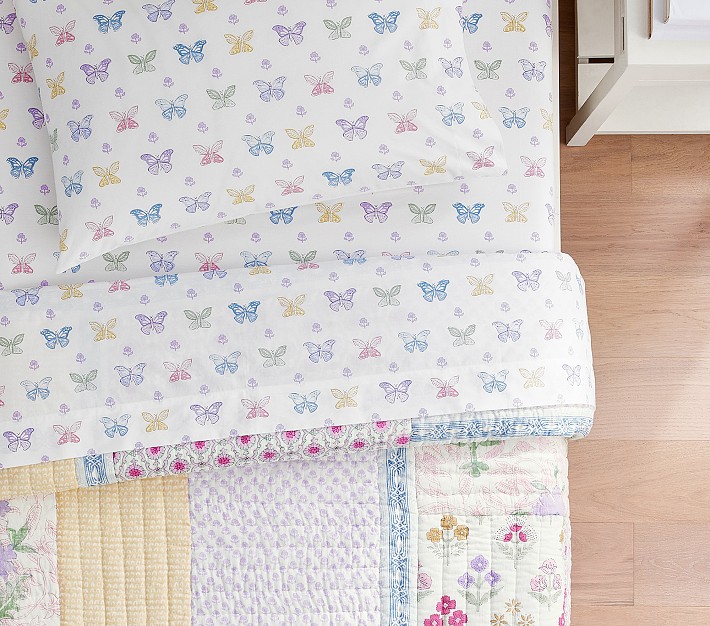 Pottery barn butterfly sheets sale