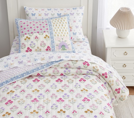 Boho Reversible Quilt & Shams | Pottery Barn Kids