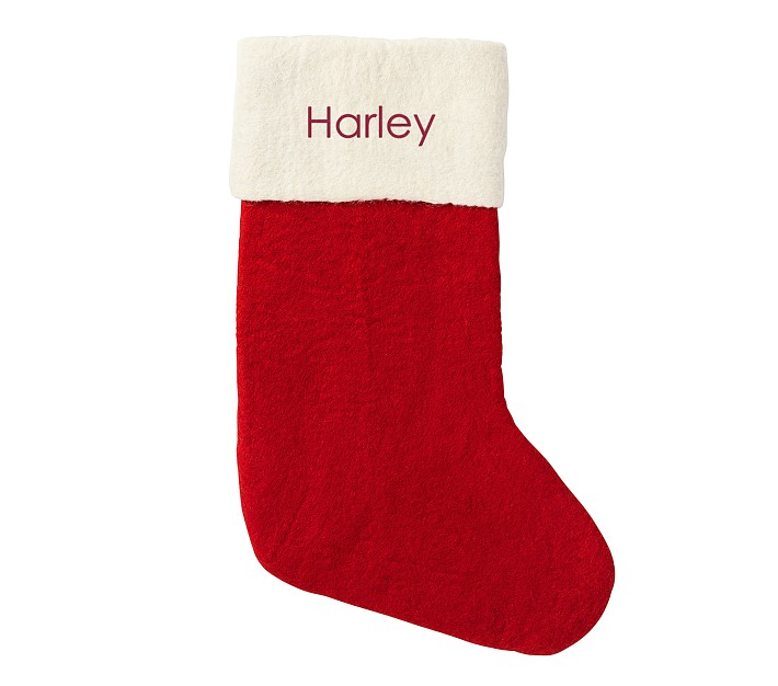 NWT Pottery Barn Kids Airplane Red Quilted Christmas Stocking, Monogram  Hunter