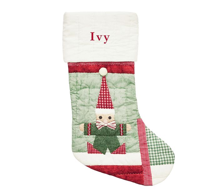 Quilted Christmas Stocking Airplane Brayden Pottery Barn Kids L 20