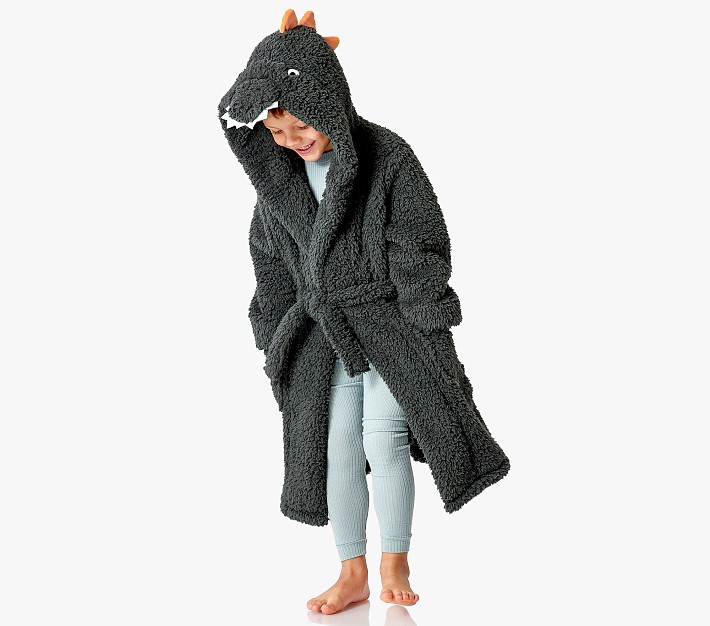 Dino Silhouettes Fleece Robe main image 1