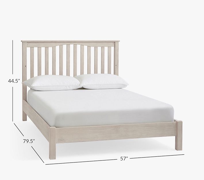Kendall 4in1 Low Footboard Full Bed Conversion Kit Only Pottery