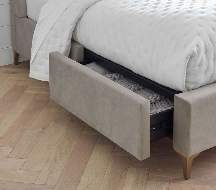 Avalon Upholstered Corner Storage Bed