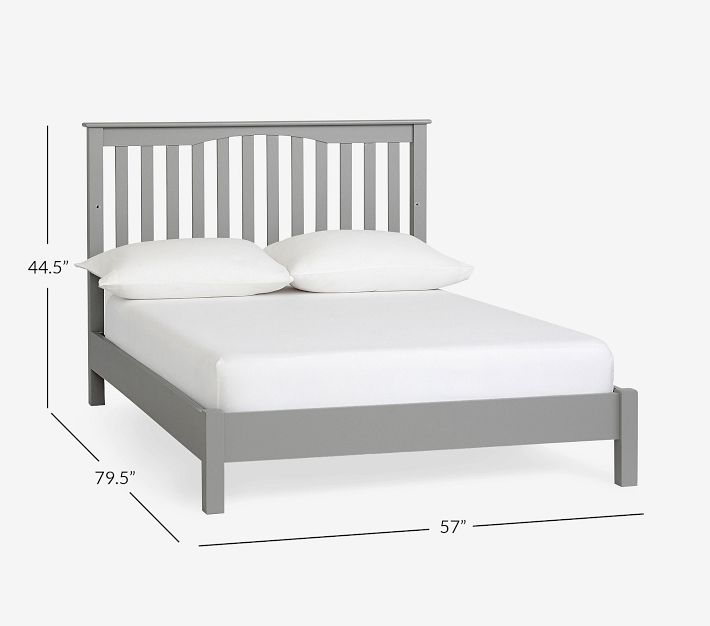 Kendall 4in1 Low Footboard Full Bed Conversion Kit Only Pottery