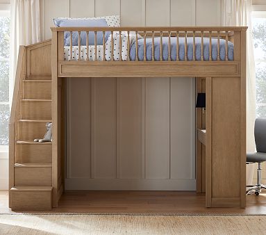 Fillmore Stair Loft Bed For Kids | Pottery Barn Kids