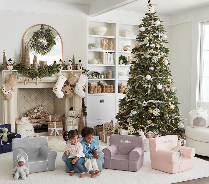 Christmas DIY Felt Snowman Set/Felt Christmas Tree Set with Stick-on Door  Wall Hanging Decoration Xmas Gift Kids Puzzle Toy