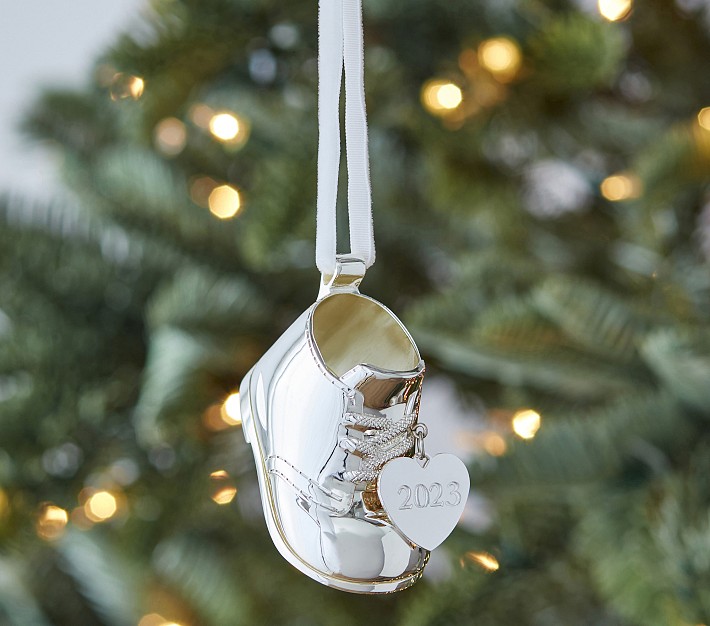 Babys First Christmas Ornament, Silverplate Baby Spoon Ornament, Customized  Baby Ornament, Custom Hand Stamped 1st Ornaments 