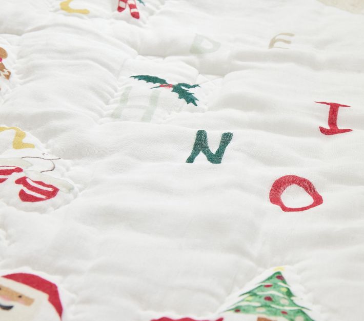Seasonal ABC Muslin Travel Play Mat Pottery Barn Kids