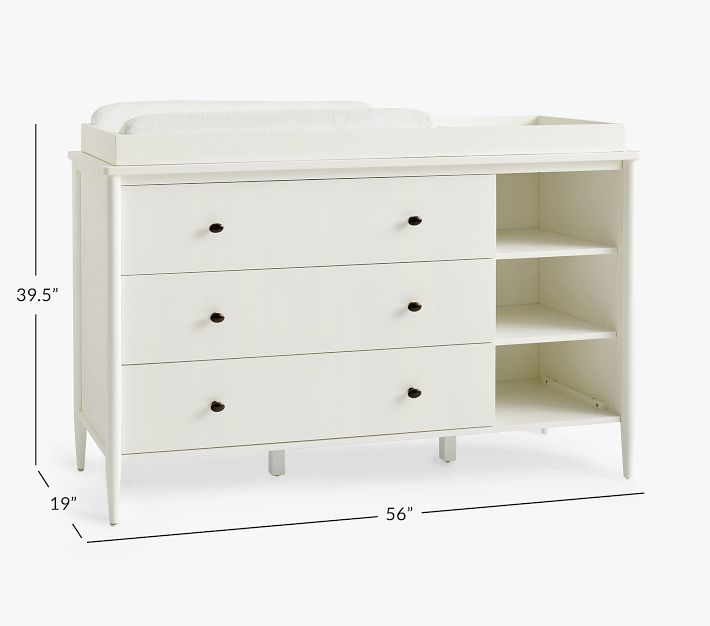 Benton ExtraWide Nursery Dresser & Topper Set Pottery Barn Kids