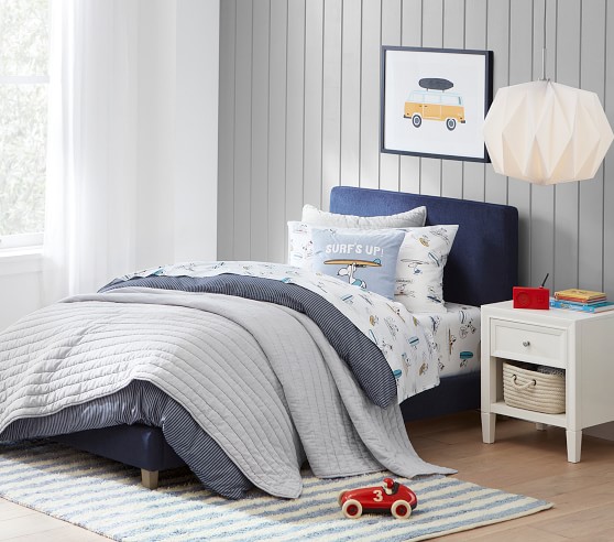 Payton Upholstered Kids Bed | Pottery Barn Kids