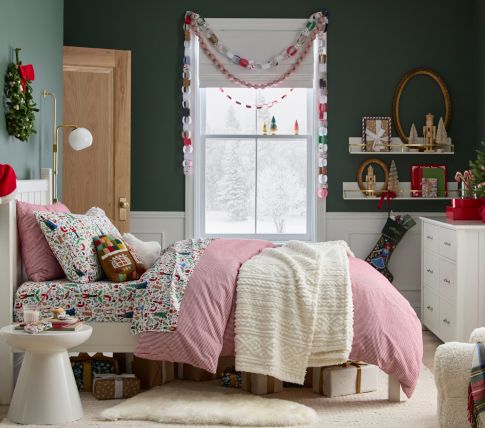 Floral Holiday Bedroom