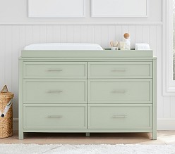 Camden Extra-Wide Nursery Dresser & Topper Set