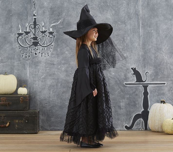 Kids Black Witch Halloween Costume | Pottery Barn Kids