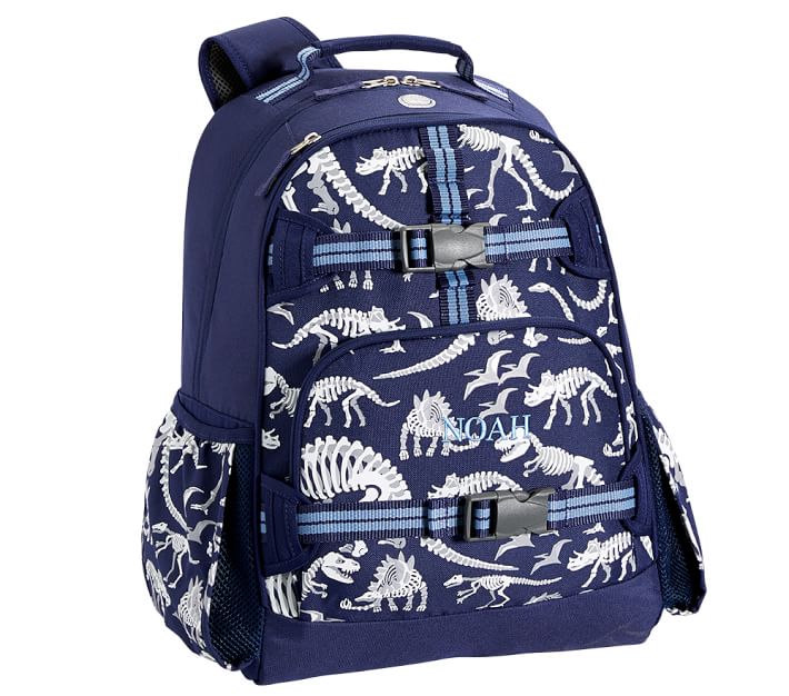 Mackenzie Blue/Gray Glow-in-the-Dark Dinos Backpack & Lunch Bundle, Set ...