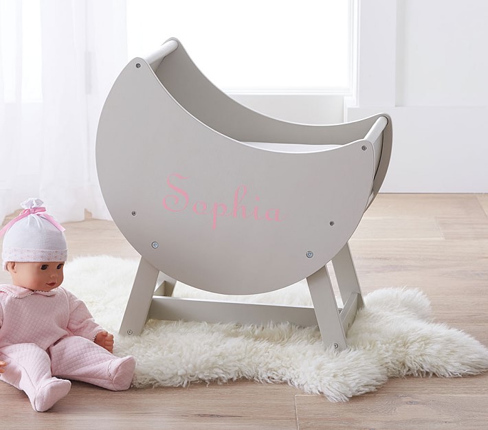 pottery barn kids doll bed