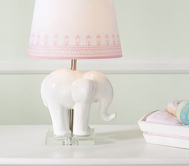 Ceramic Elephant Base | Kids Lamp | Pottery Barn Kids