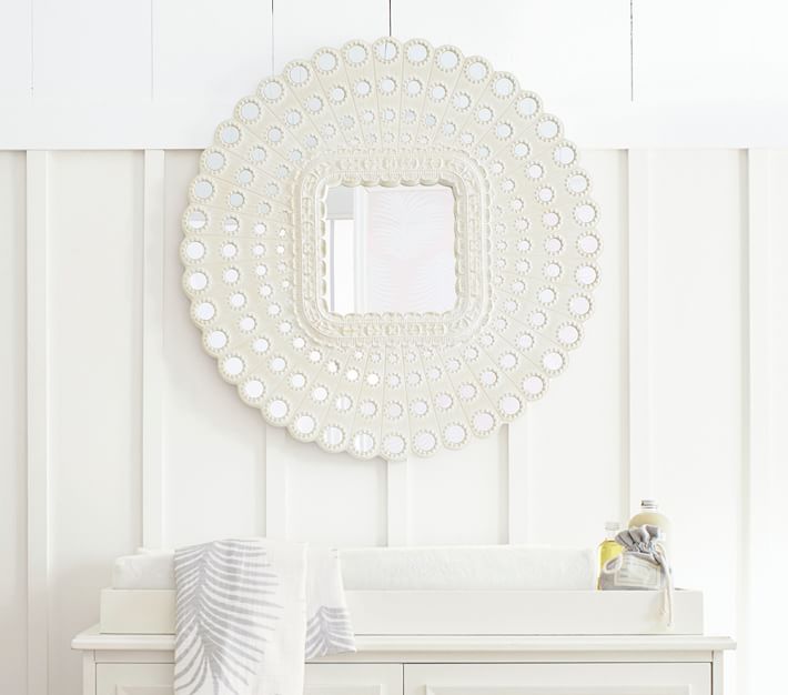 Scallop Mirror  Pottery Barn Kids