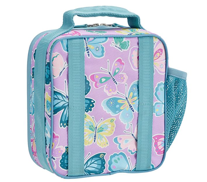 Lavender Mariposa Glow-in-the-Dark Kids Lunch Box | Pottery Barn Kids