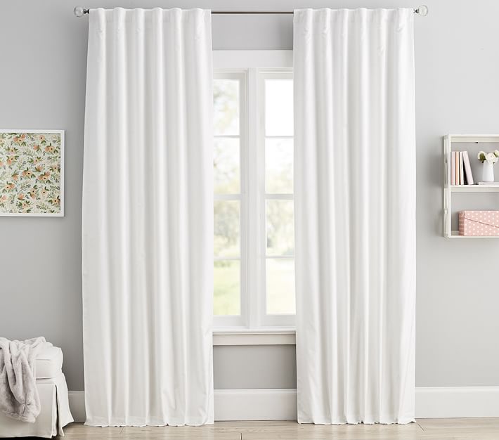 Shimmer Velvet Kids Blackout Curtain Pottery Barn Kids