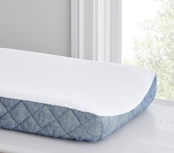 Lulumoon Baby Changing Pad Cover: Muslin Diaper Changing Table Pad Cover - Changing Pad Sheets For Girls Boys (Cream & Sand