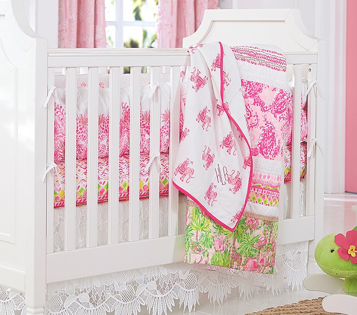 Lilly pulitzer 2025 crib skirt