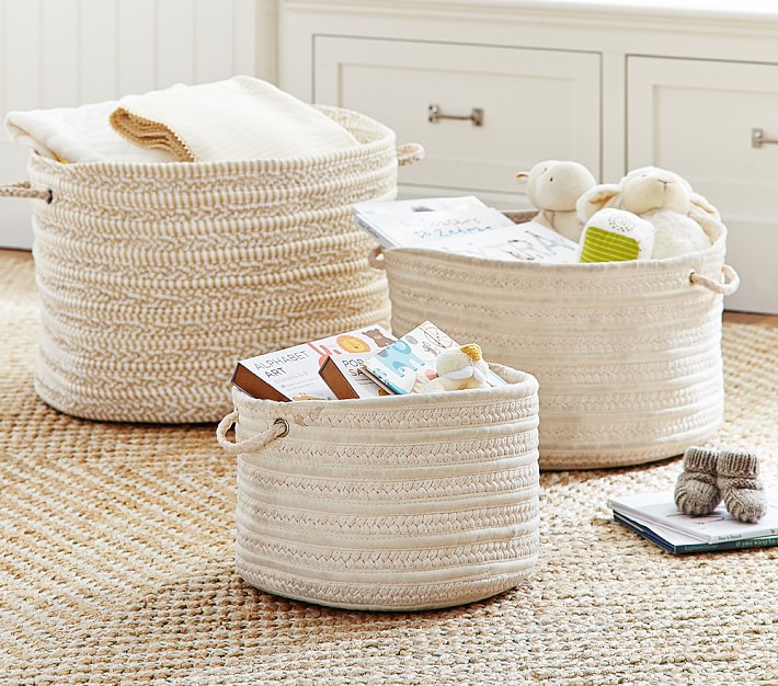 Pottery barn kids on sale storage basket