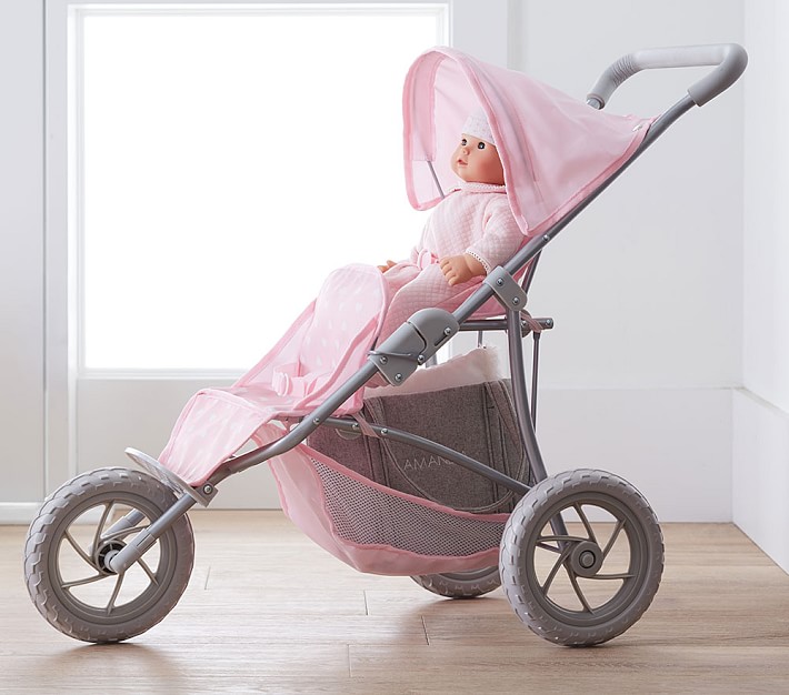 Pink Doll Jog Stroller