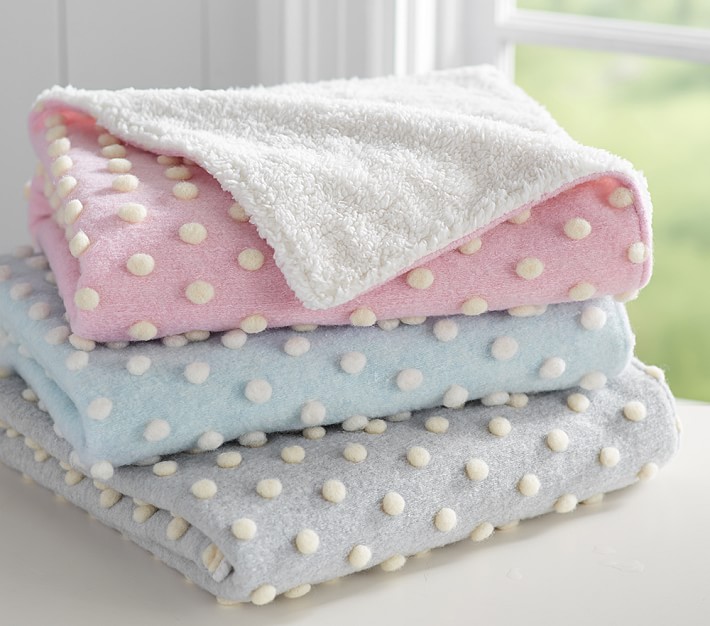 Pottery barn sale sherpa baby blanket