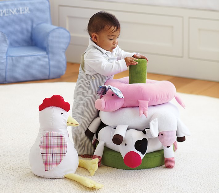 Pottery barn animal stacker on sale