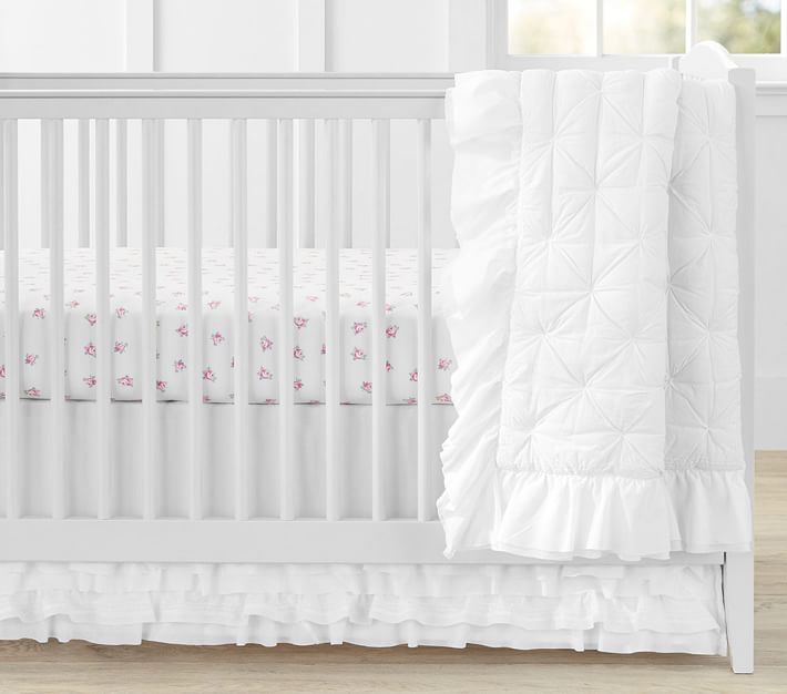 Sadie ruffle 2025 baby bedding