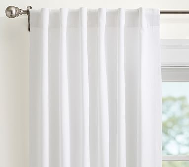 Quincy Cotton Canvas Kids Blackout Curtain | Pottery Barn Kids