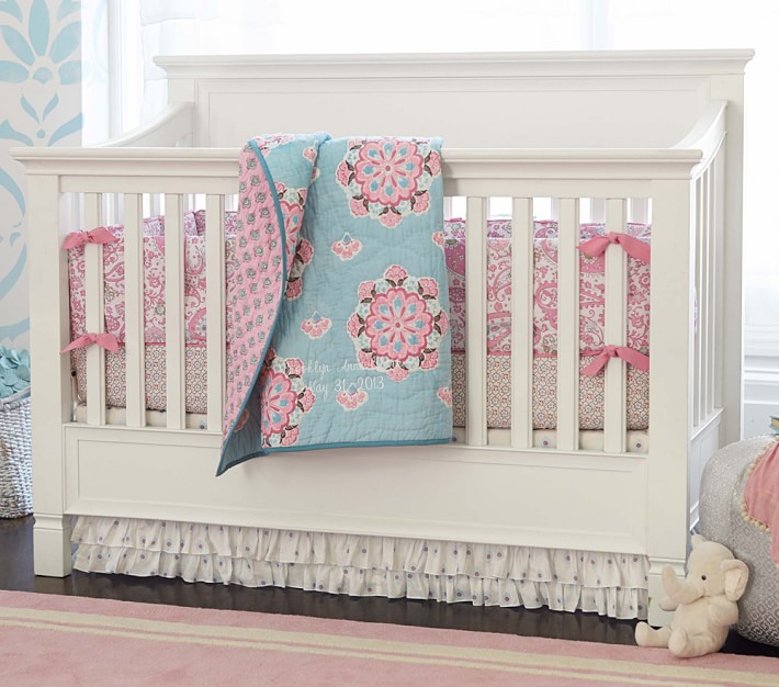 Pottery barn 2025 baby girl bedding