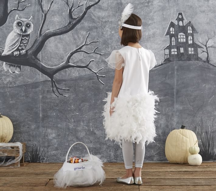 Kids White Flapper Halloween Costume Pottery Barn Kids