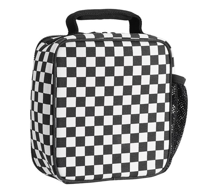 Checkered store lunch bag