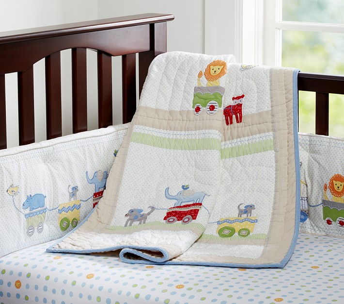 Train store crib bedding