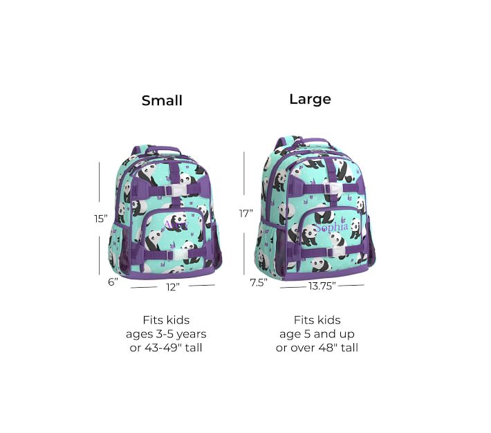 Panda Kids Backpack Navy