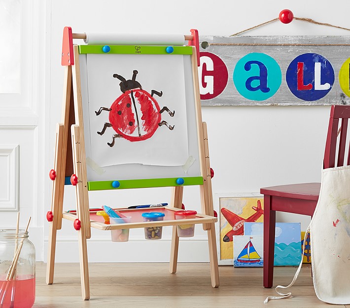 Falling in Art Kids Art Set with Easel