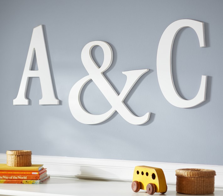 Painted Wooden Alphabet Letters Set, Nursery Wall Decor, Playroom Letters,  Wall Hanging, Nursery Decor, Alphabet Wall, ABC Wall, Mixed, Painted