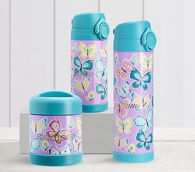 Lavender Mariposa Butterflies Glow-in-the-Dark Thermos | Food Storage ...