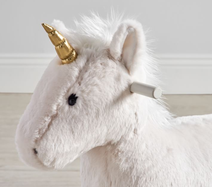 Unicorn Jumbo Rocker Animal Rocker Pottery Barn Kids
