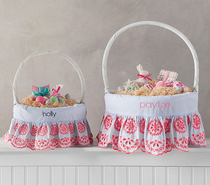 Pottery barn kids easter best sale basket liner