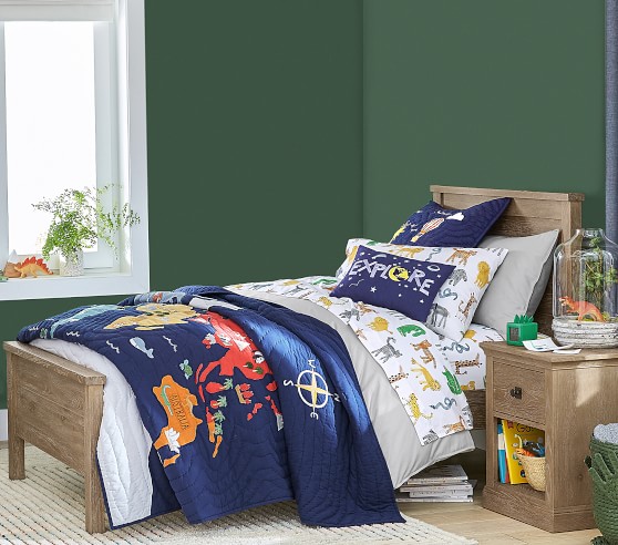 Charlie Low Footboard Kids Bed | Pottery Barn Kids