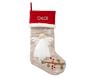 Blonde Angel Woodland Christmas Stocking | Pottery Barn Kids