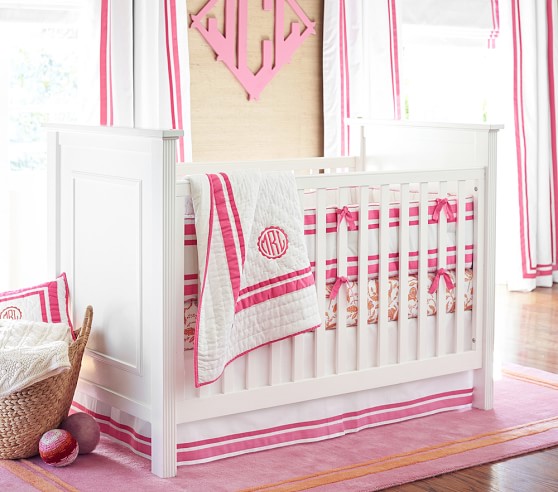 Light Pink Harper Baby Bedding | Crib Bedding | Pottery Barn Kids