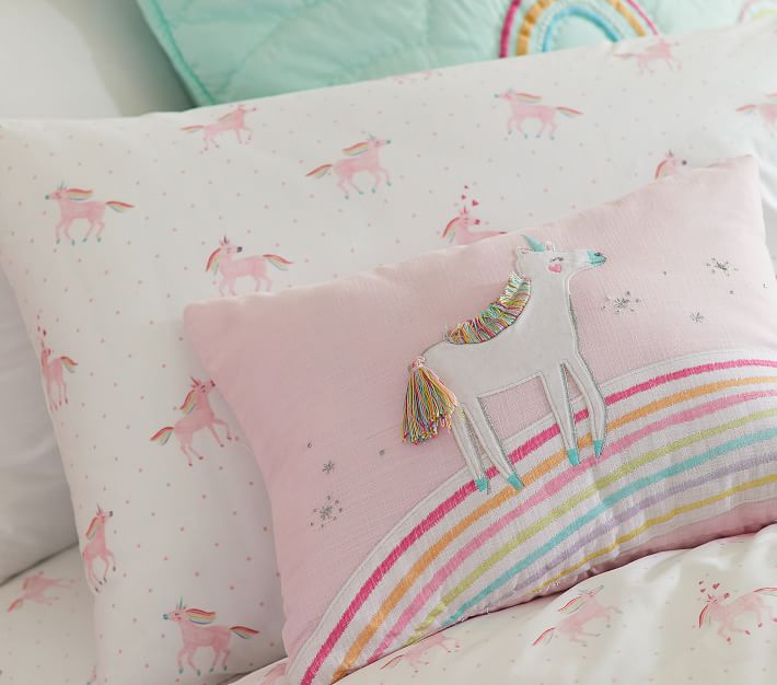 Pottery barn clearance kids unicorn bedding