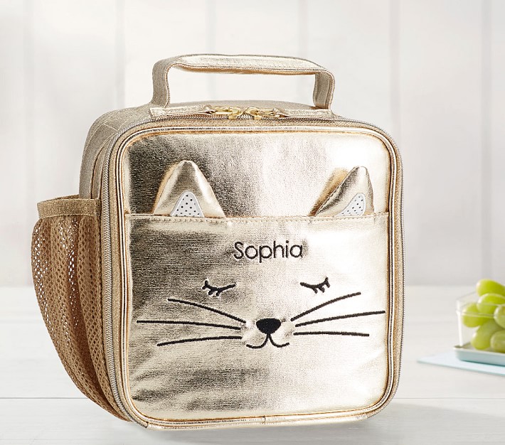 Cat Faces Insulated Lunch Bag for Women/kidsreusable Lunch 