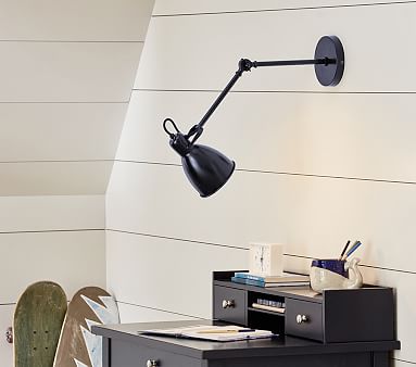 Library Wall Wall Sconce | Kids Wall Lights | Pottery Barn Kids