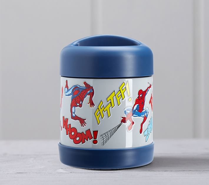 Thermos, Kitchen, Thermos 23 Marvel Spiderman Metal Thermos Food  Container Used