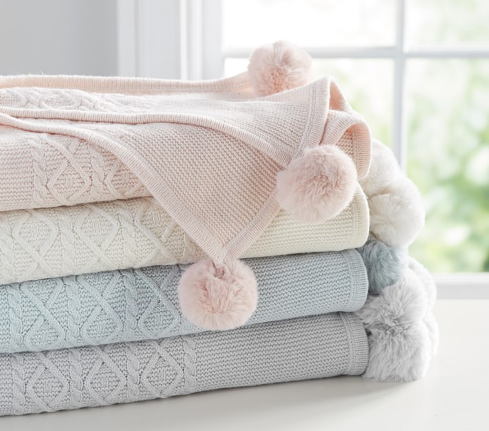 Pom pom deals baby blankets