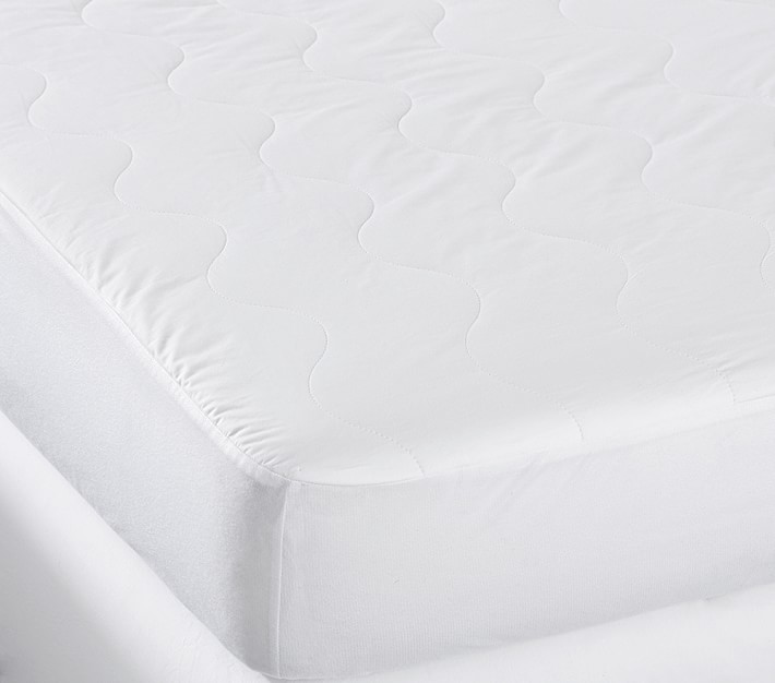 NEW Waterproof Fitted Crib Mattress Pad & Toddler Protector Baby White  28''x52